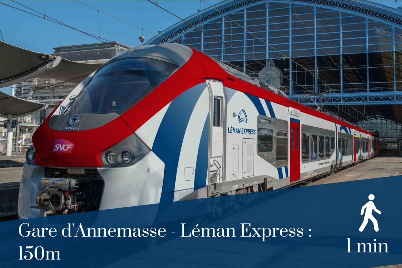 Homey Lotus Centre / Proche Gare Avec Acces A Geneve Аннемас Экстерьер фото